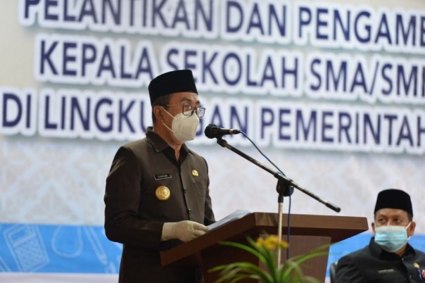 Syamsuar  dalam arahannya