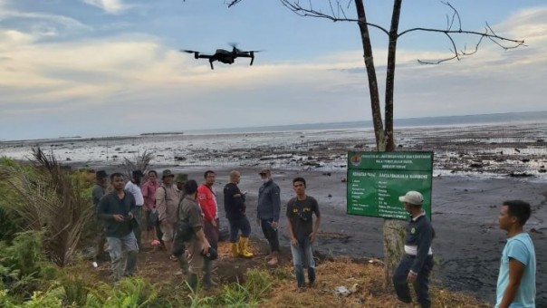 Saat pemantauan dengan drone