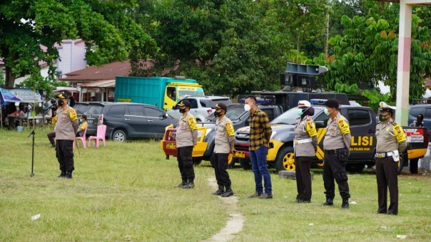 Sukseskan Pengamanan Pilkada Tahun 2020, Polres Siak Gelar Simulasi Sispamkota