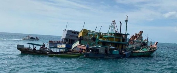 Kejati Kepri Tengelamkan 5 Kapal Asing Pencuri Ikan/suryakepri