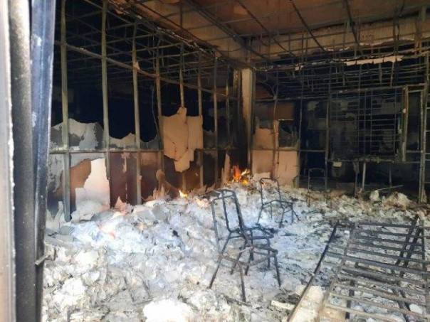Gedung E Pemkab Karimun Terbakar/Batamnews