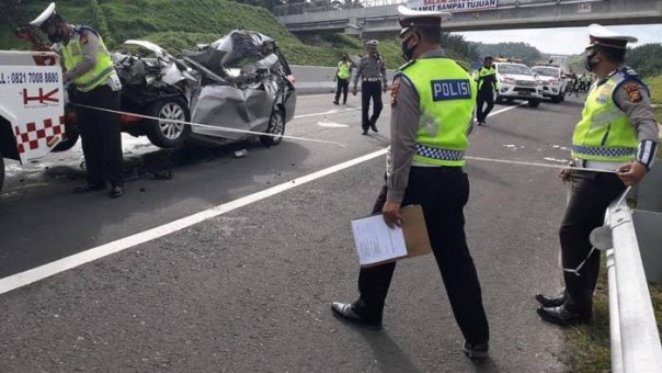 Kecelakaan di Tol Pekanbaru-Dumai beberapa waktu silam