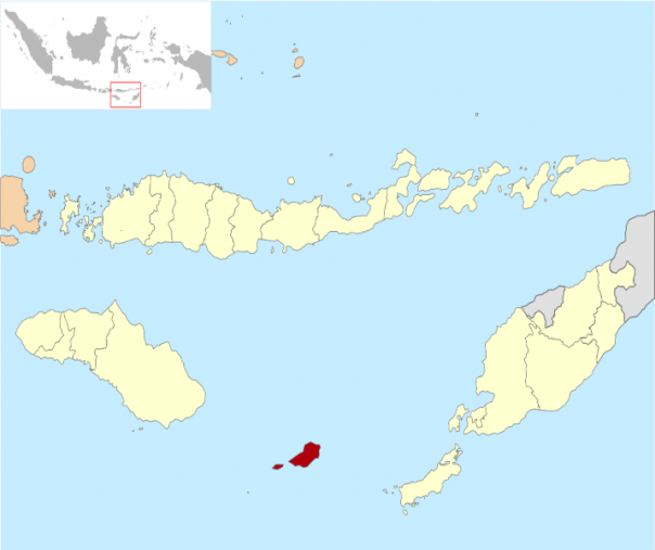 Pulau Sabu (warna merah) (Foto: Istimewa/Wikipedia)