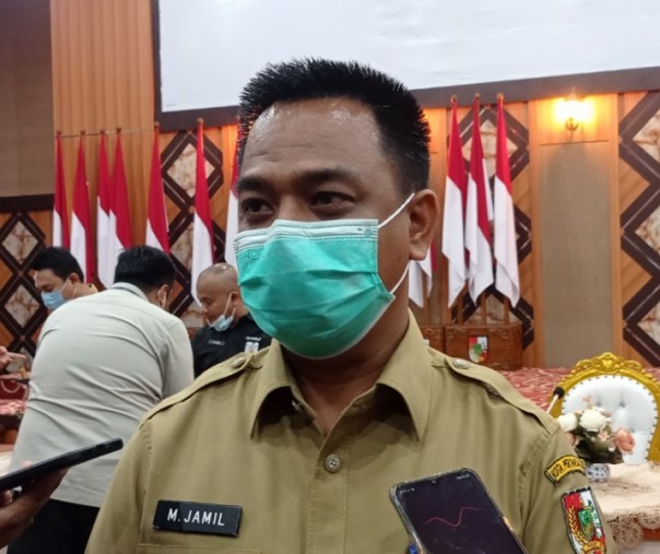 Sekretaris Daerah Kota Pekanbaru Muhammad Jamil, salah seorang pejabat yang akan divaksin di Puskesmas Rejosari pada 14 Januari 2021. Foto: Surya/Riau1.
