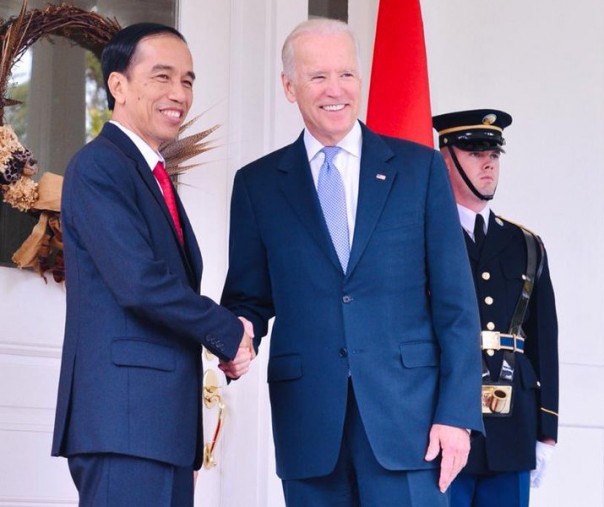 Presiden RI Joko Widodo dan Joe Biden (Foto: Twitter/@jokowi)