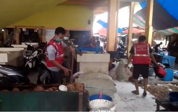 34 Pelangar Prokes Terjaring Tim Gabungan di Pasar Agus Salim Pekanbaru