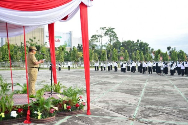 Wagubri Edy Natar dalam arahannya