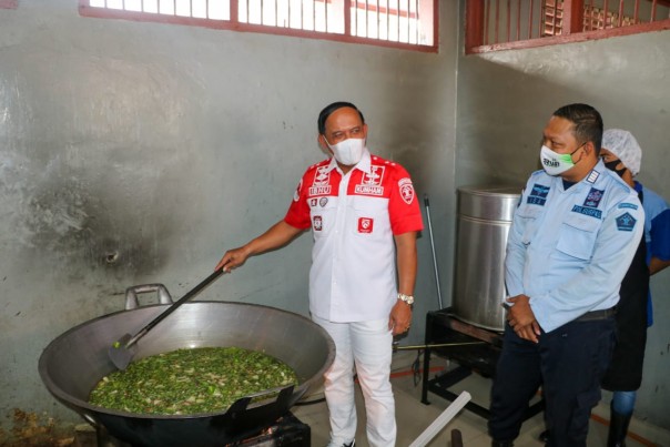 Kakanwil Kemenkumham Riau, Ibnu Chuldul tujuan dapur Rutan Siak 