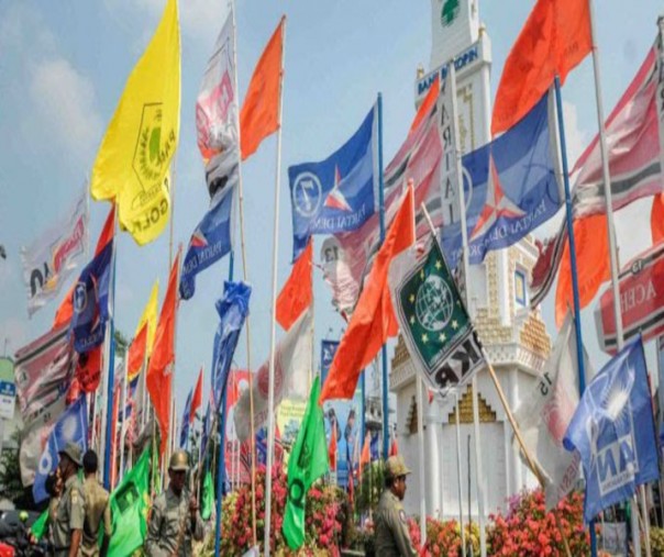 Ilustrasi bendera partai (Foto: Istimewa/internet)