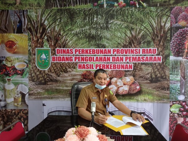 Kabid pengolahan dan pemasaran Defris Hatmaja SP. M. Si