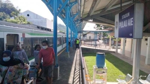 Stasiun Pulau Aia di kota Padang/Langgam.id
