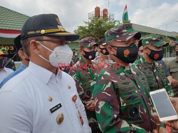 Seluruh Jajaran Tim Gabungan TNI Patroli Bersama dalam Siaga Karhutla