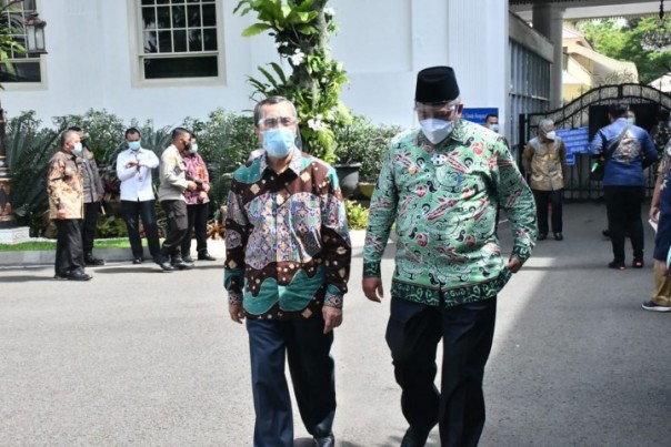 Gubri Syamsuar saat berada di Istana Negara/ist