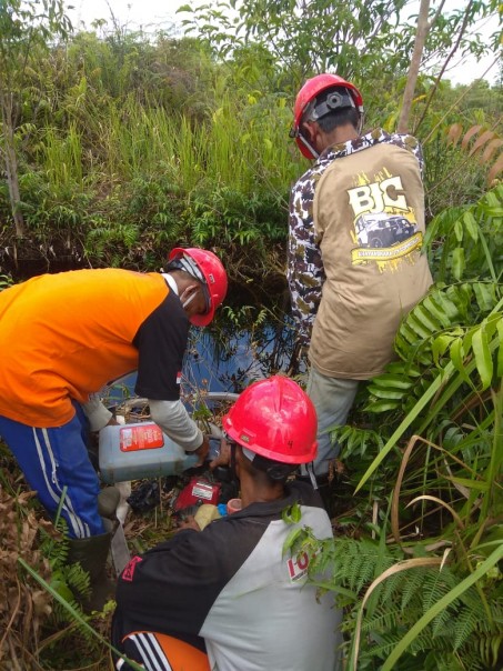 BJC Inhu Turun Padamkan Karhutla