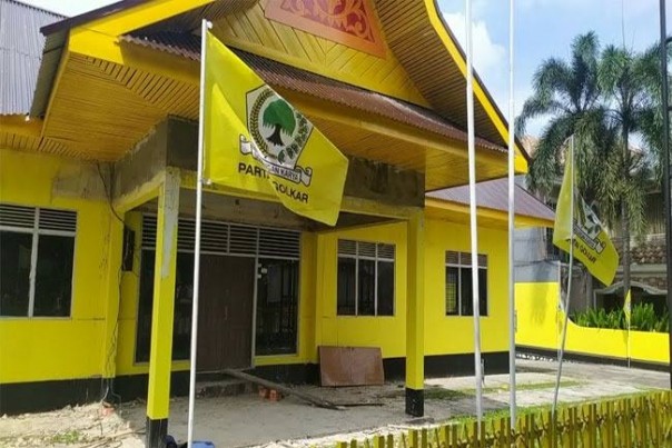 Bangunan milik Pemerintah Riau yang dipinjam pakai oleh DPD Golkar Riau sebagai kantor 