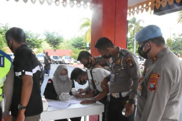 Mendadak, 80 Personil Polres Tanjungpinang Tes Urin