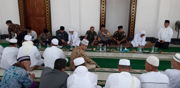 Pelepasan Jamaah Haji Kuansing di Mesjid Agung Teluk Kuantan pada Tahun 2019 lalu/Zar