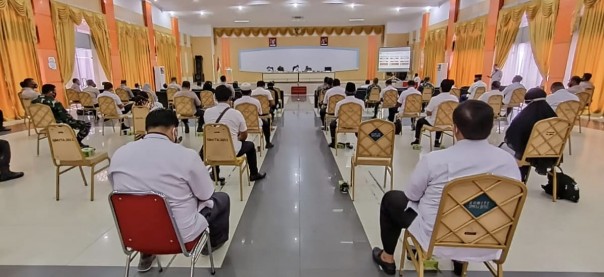 Pj Bupati Inhu Buka Rapat Bahas PPKM