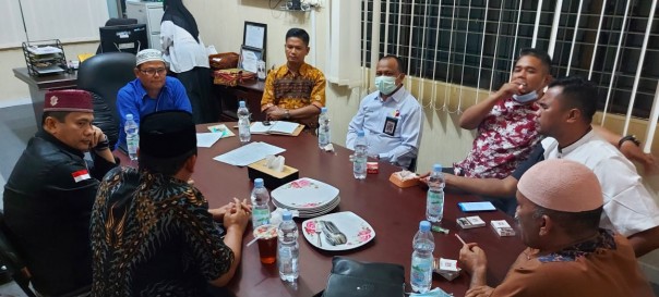 Bawaslu Riau rapat koordinasi dengan Bawaslu kabupaten Rokan Hulu jelang PSU