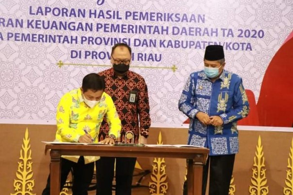 Laporan Keuangan Tahun 2020, Pemkab Siak Raih Wajar Tanpa Pengecualian ke-10