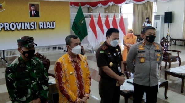 Usai Rakor Forkopimda dan Bupati/Wali Kota se Riau