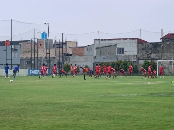 Latihan pemain Tiga Naga (Foto: RRI.co.id)