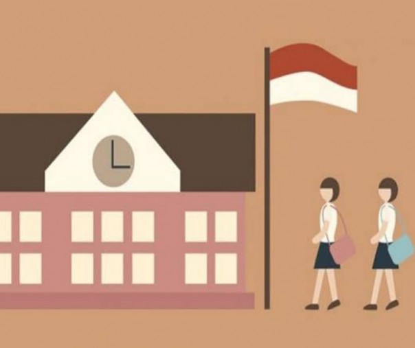 Ilustrasi sekolah.