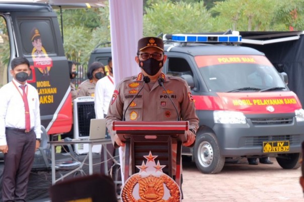 13 Unit Mobil Pelayanan Saksi Dilepas Wakapolri di Pekanbaru
