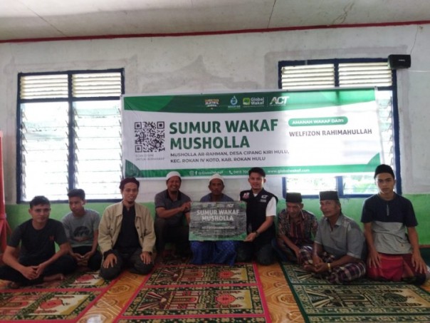 Sumur Wakaf di Musala Ar Rahman Rohul Mudahkan Jamaah