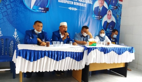 Usai Terpilih, Syaiful Ardi Lakukan Koordinasi dengan DPD PAN Bengkalis