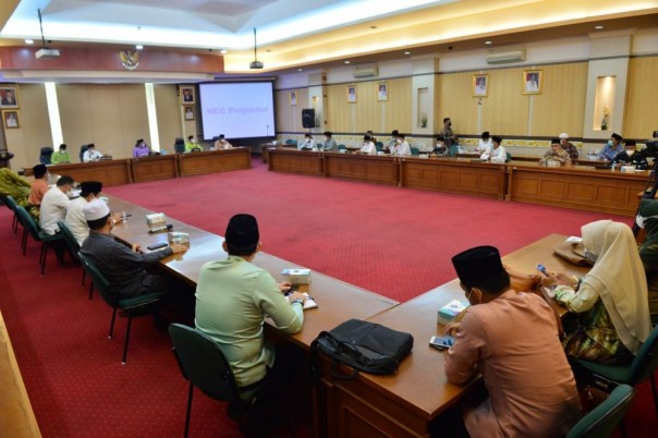 Saat rapat LPTQ Riau