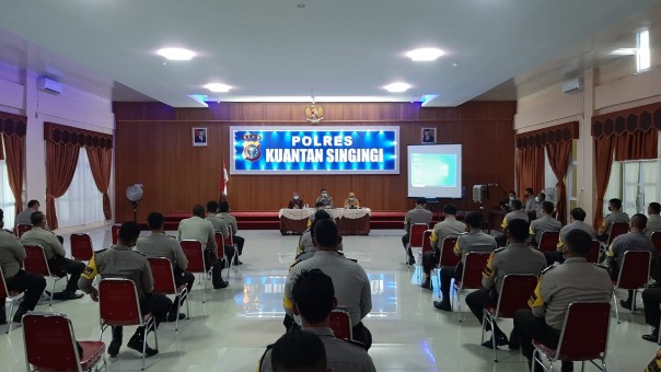 Polres Kuansing Gelar Pelatihan Aplikasi Silacak/Zar