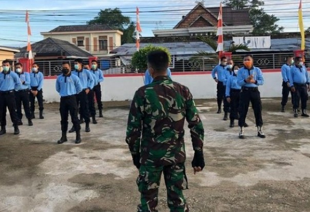 Tingkatkan Kemampuan Anggota, Lapas Tembilahan Gandeng TNI-Polri Latih Kesamaptaan
