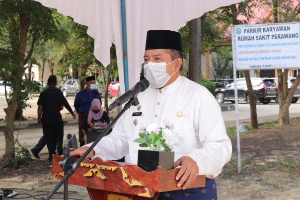 Tingkatkan Upaya Penangangan Covid 19, Bupati Alfedri Resmikan Laboratorium Biomol di RS Type D Perawang.