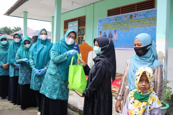 Pencanangan Gerakan TP PKK Kabupaten Siak Dalam Menurunkan Angka Stunting