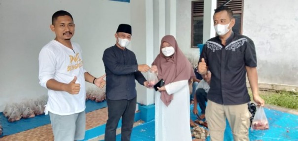 Bagus Santoso Ikut Qurban Bersama PWI Bengkalis