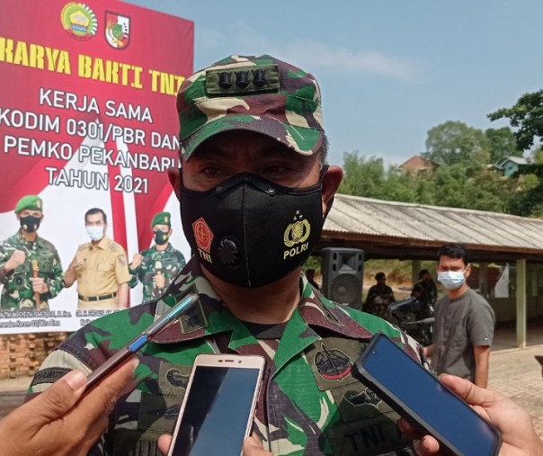Kepala Staf Korem (Kasrem) 031 Wirabima Kolonel (Inf) Junaidi. Foto: Surya/Riau1.
