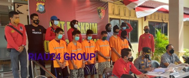 Spesialis Curi Tabung Gas di Bengkalis Digulung Polisi 