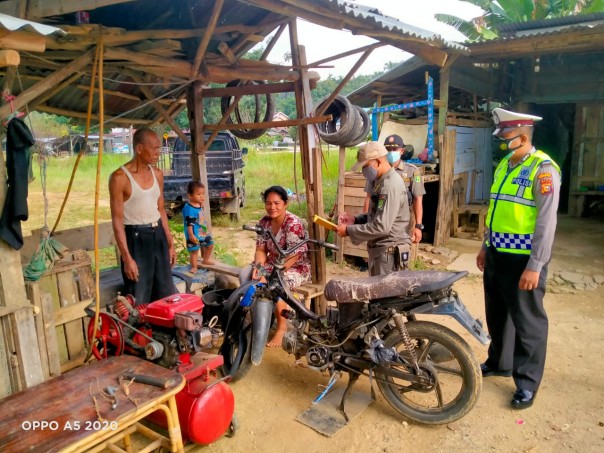 Polsek Lirik Inhu Gelar Ops Yustisi, Belasan Pelanggar Prokes Terjaring