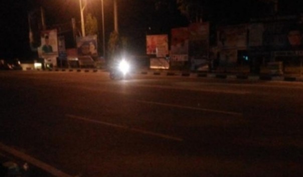 Meresahkan, Balapan Liar Kembali Marak di Jalan Sudirman Bengkalis