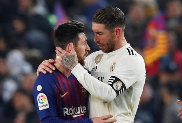 Netizen Penasaran Sekaligus Merasa Aneh Jika Lionel Messi Kompak Dengan Sergio Ramos (foto/int)