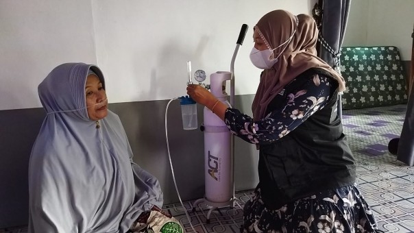Tabungan oksigen yang disalurkan ACT Riau