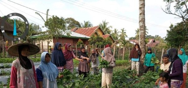 Petani penerima bantuan