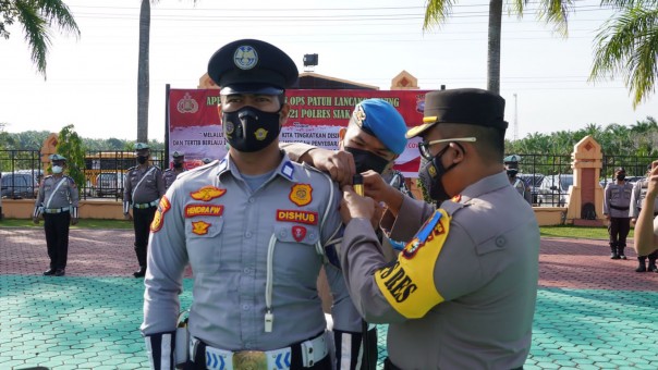 Saat apel pembukaan operasi Lancang Kuning