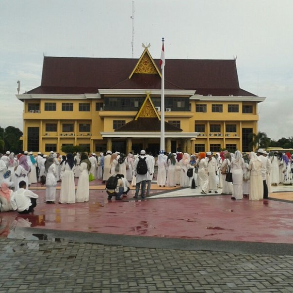 Kantor Bupati Rokan Hulu/Net