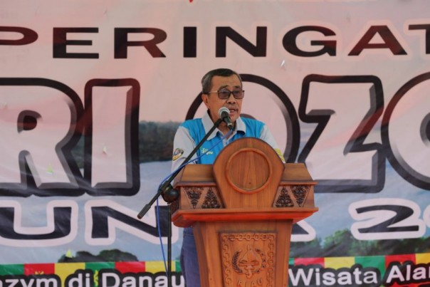 Gubernur Riau, Syamsuar dalam arahannya