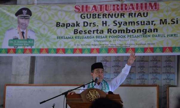 Gubernur Riau, Syamsuar dalam kunjungannya