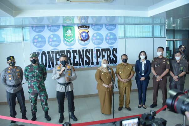 Kapolda dalam konferensi pers