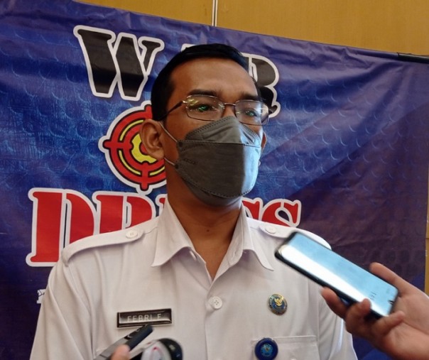 Kepala BNN Kota Pekanbaru Febri Firmanto. Foto: Surya/Riau1. 