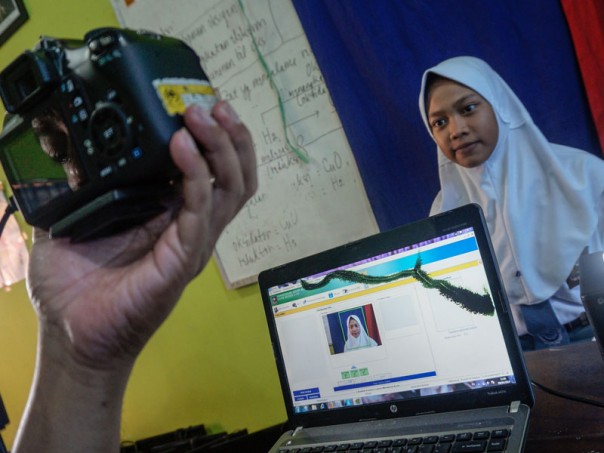 Ilustrasi rekam KTP Elektronik (Foto: Mediaindonesia)